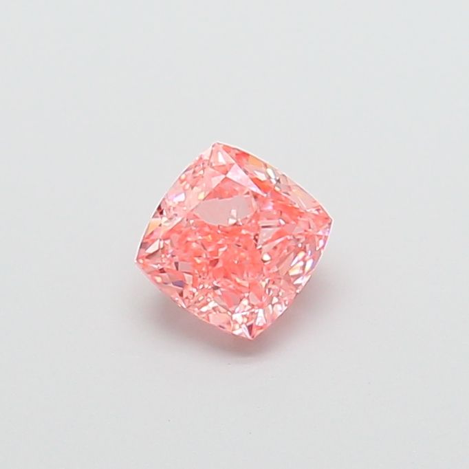 1.08 CT Fancy Vivid Pink CUSHION MODIFIED