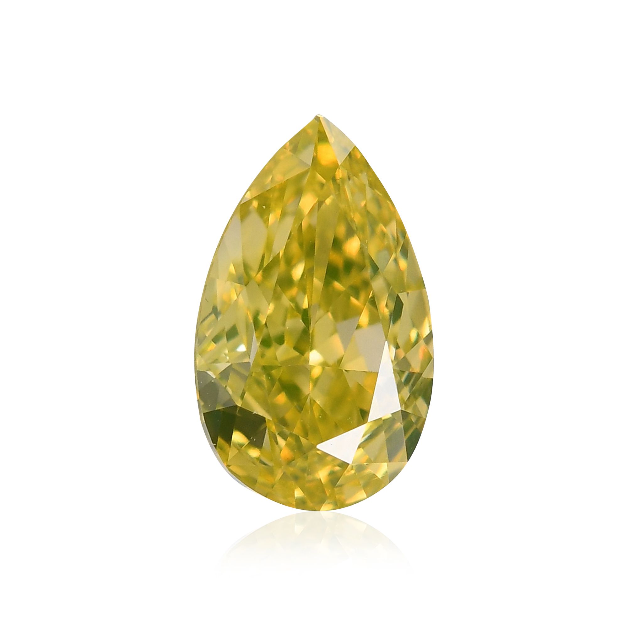 Diament 0.61 ct Fancy Intense Yellow/VS2
