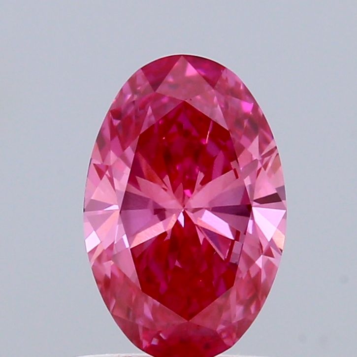 0.83 CT Fancy Vivid Pink OVAL