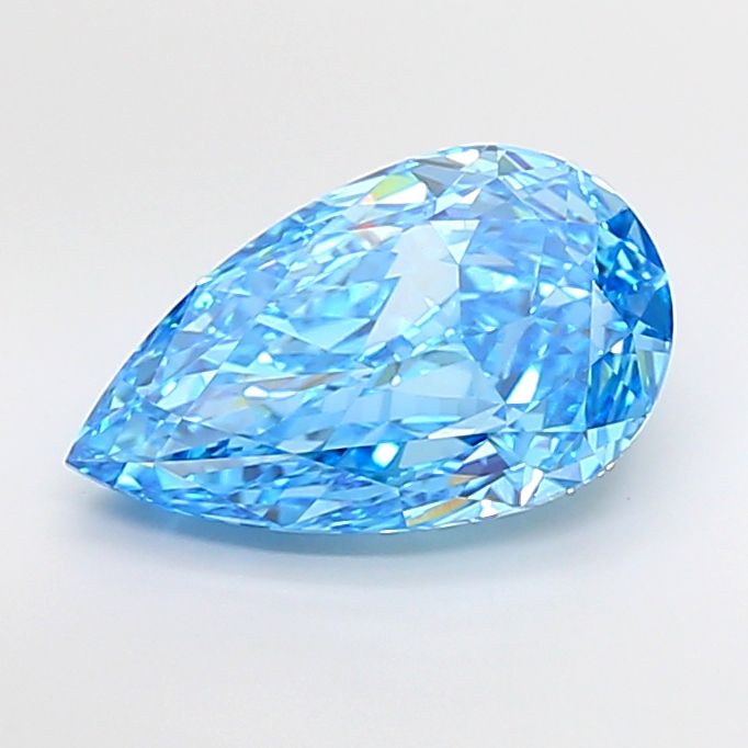 7.09 ct. pear Lab Grown Diamond front image