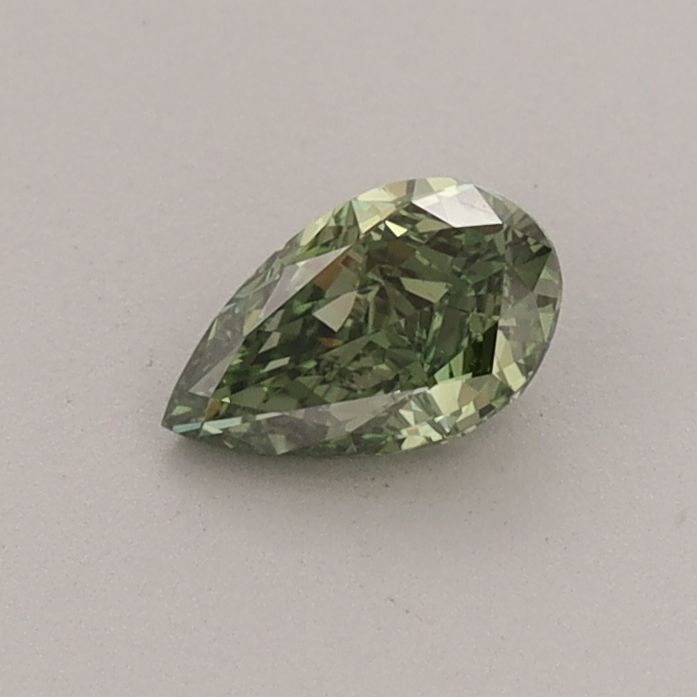 0.4 CT Fancy Vivid Green PEAR
