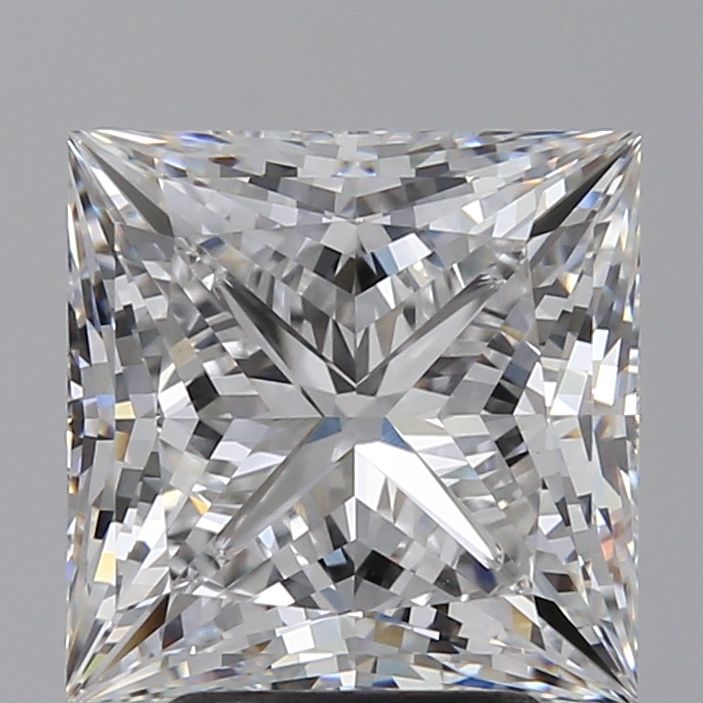 4.08 ct. princess Lab Grown Diamond front image