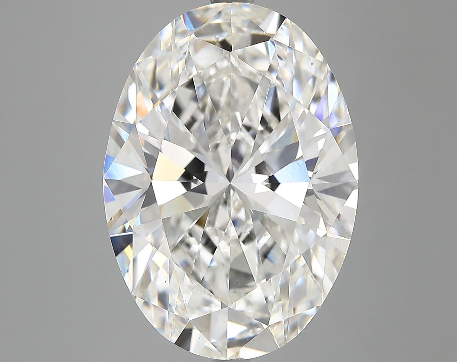 7.01 ct. oval Lab Grown Diamond front image