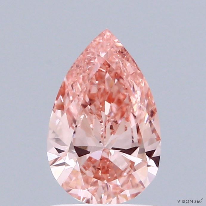 1.04 CT Fancy Vivid Pink PEAR