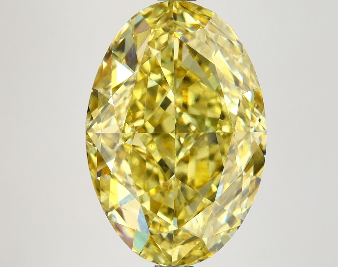 6.15 ct. oval Lab Grown Diamond front image