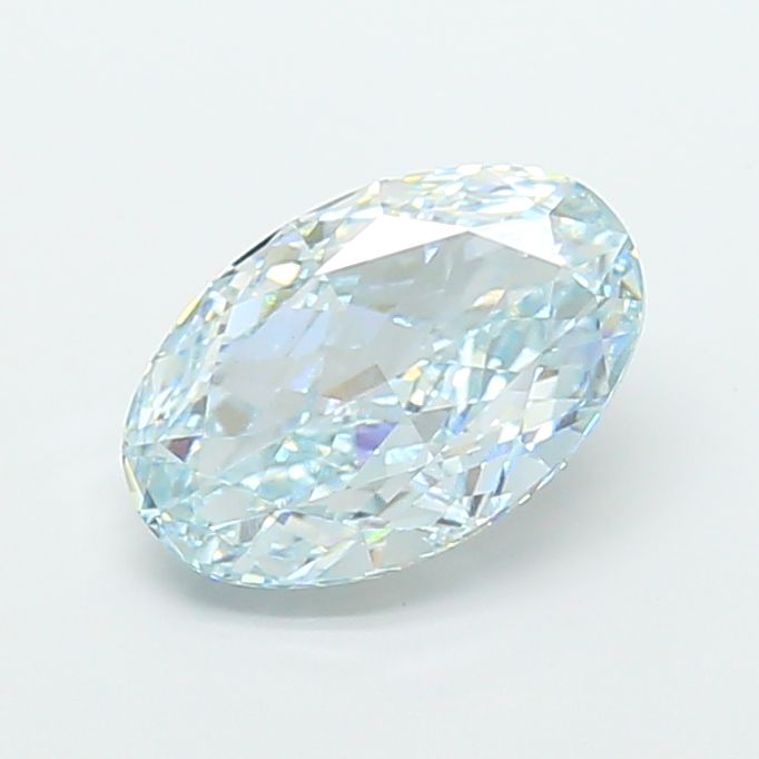 4.96 ct. oval Lab Grown Diamond front image