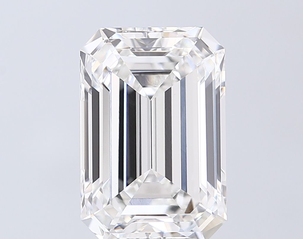 6.09 ct. emerald Lab Grown Diamond front image