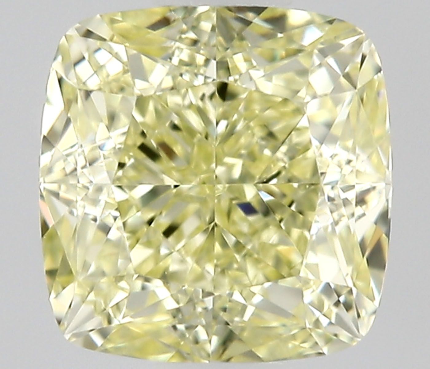 Diament 0.83 ct Fancy Light Yellow/VS1