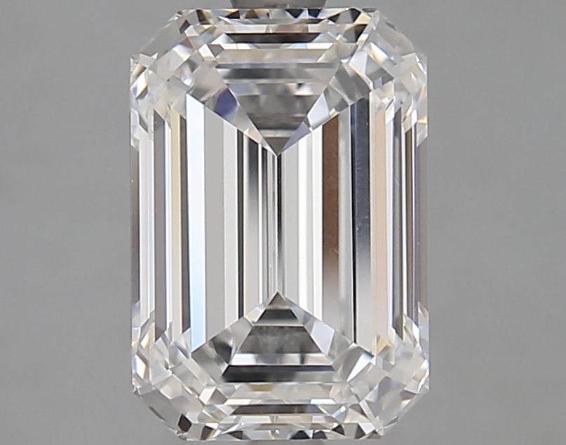 Diamant Émeraude 3.12 ct - Couleur D - Pureté VVS1