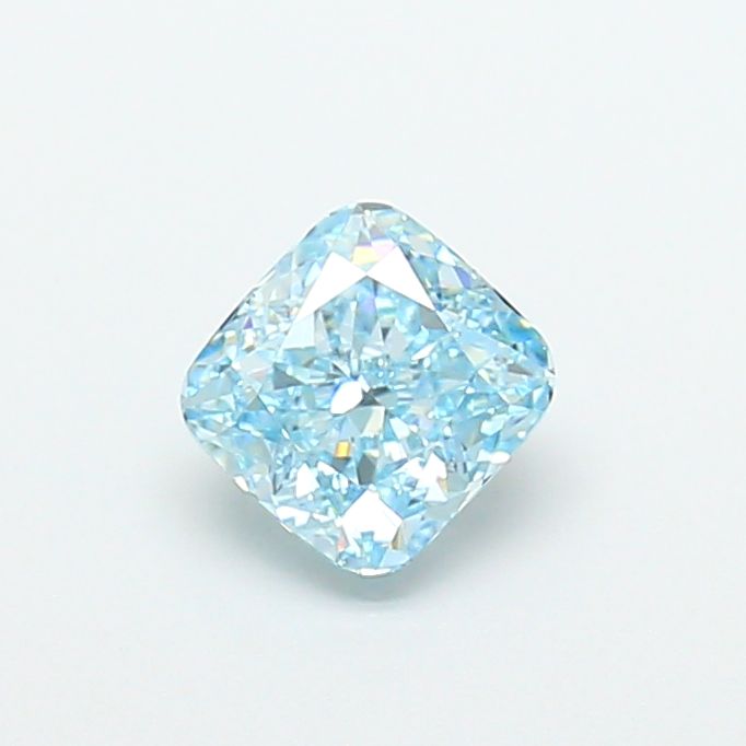 1.09 CT Fancy Vivid Blue CUSHION MODIFIED
