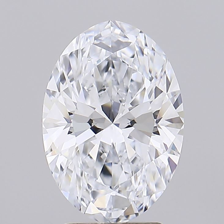 3.01 ct. oval Lab Grown Diamond front image