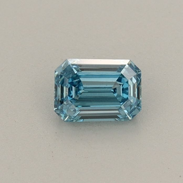 0.34 CT Fancy Vivid Blue EMERALD