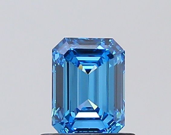 0.81 CT Fancy Vivid Blue EMERALD