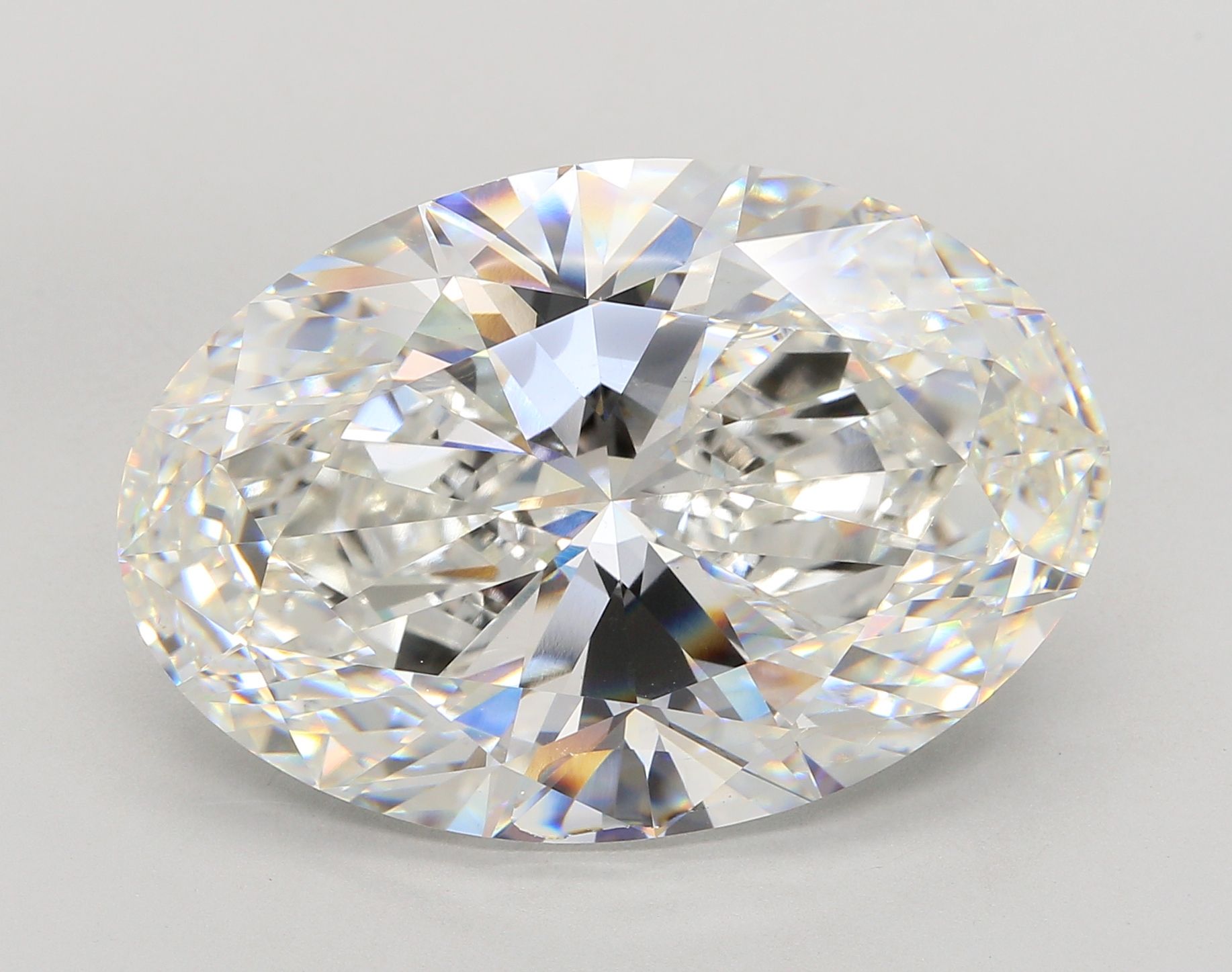 26.66 ct. oval Lab Grown Diamond front image