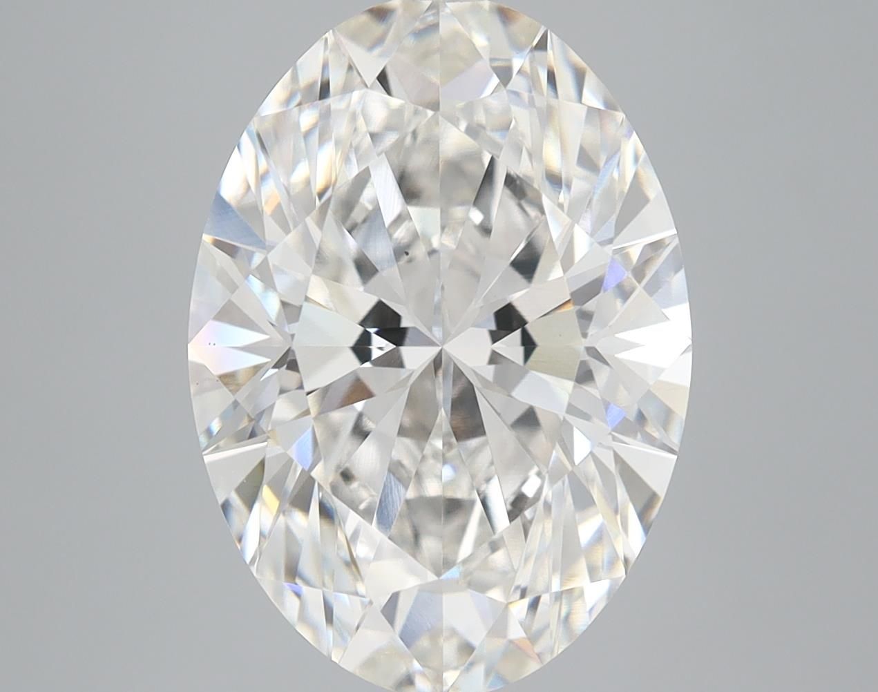 5.62 ct. oval Lab Grown Diamond front image
