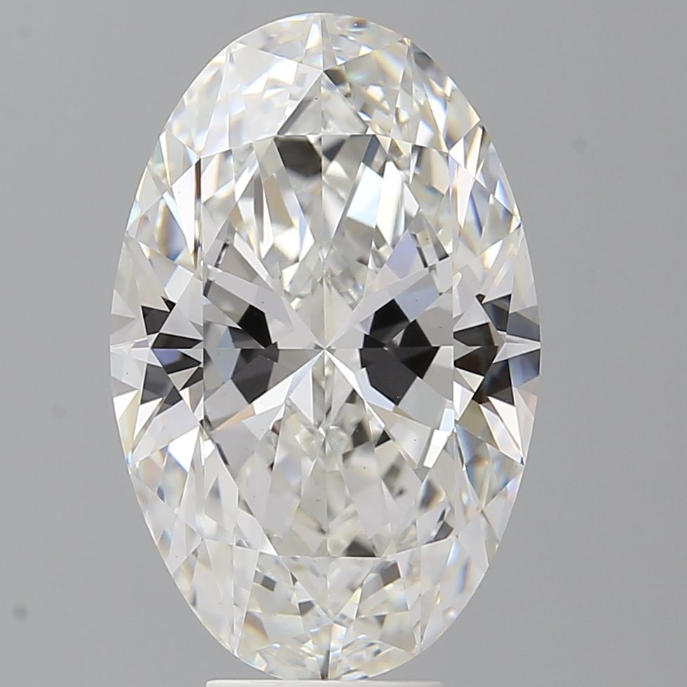 7.56 ct. oval Lab Grown Diamond front image