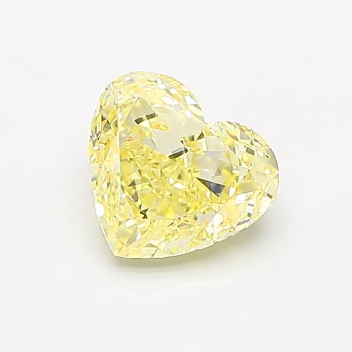 1.08 CT Fancy Yellow HEART