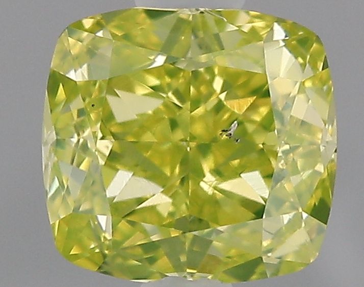 Diament 0.74 ct Fancy Intense Greenish Yellow/SI1