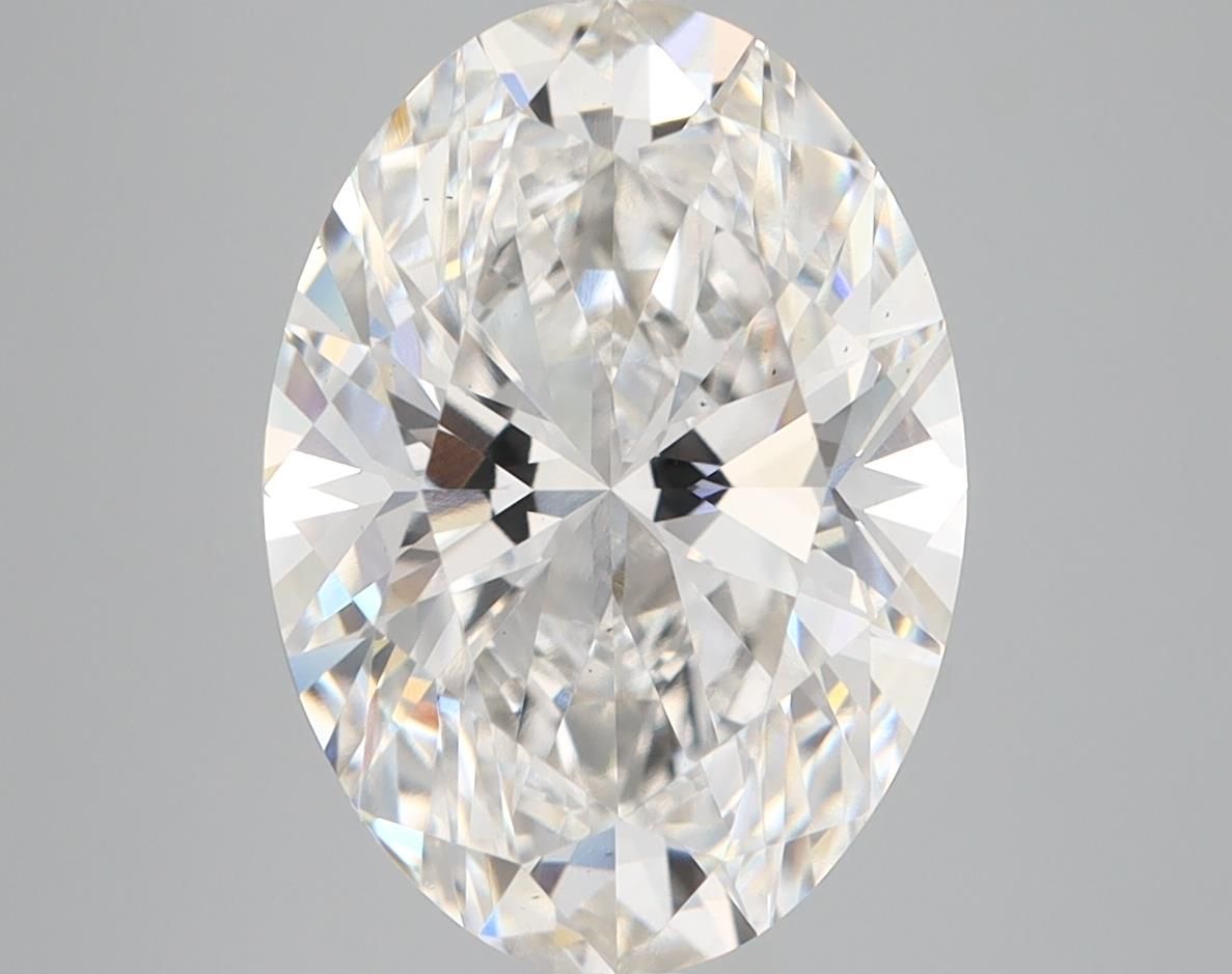 4.37 ct. oval Lab Grown Diamond front image