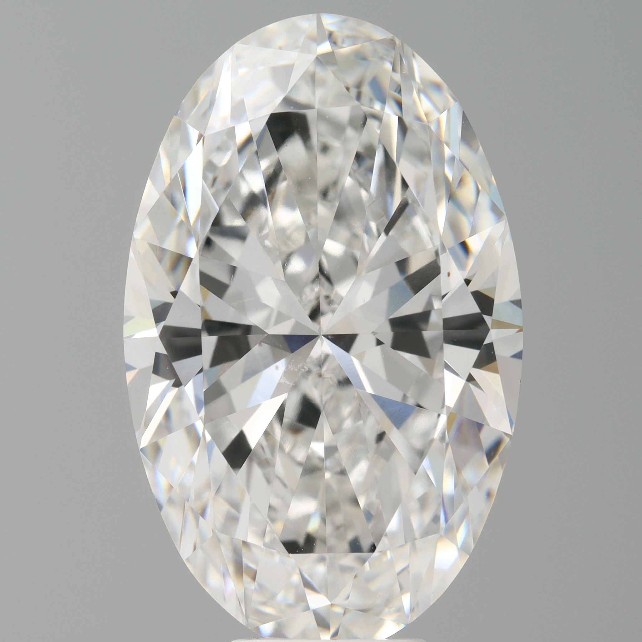 9.10 ct. oval Lab Grown Diamond front image