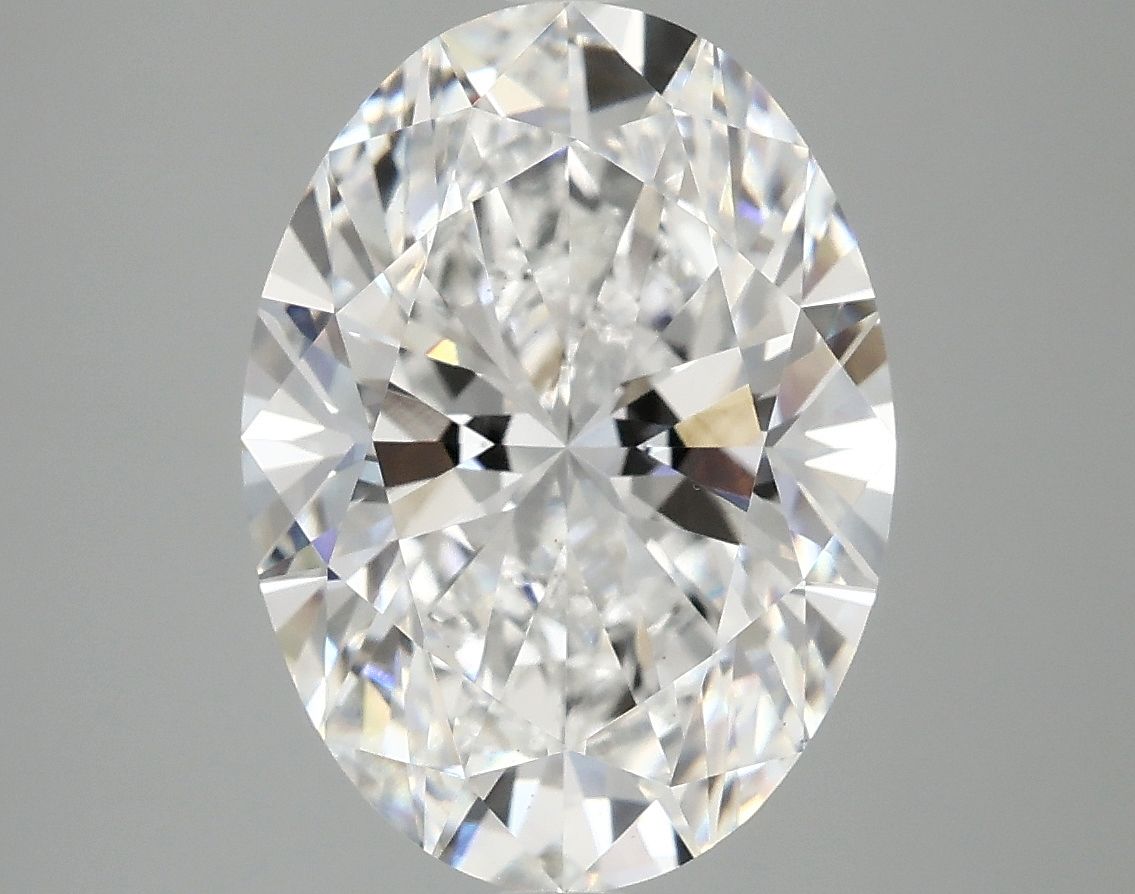 5.01 ct. oval Lab Grown Diamond front image