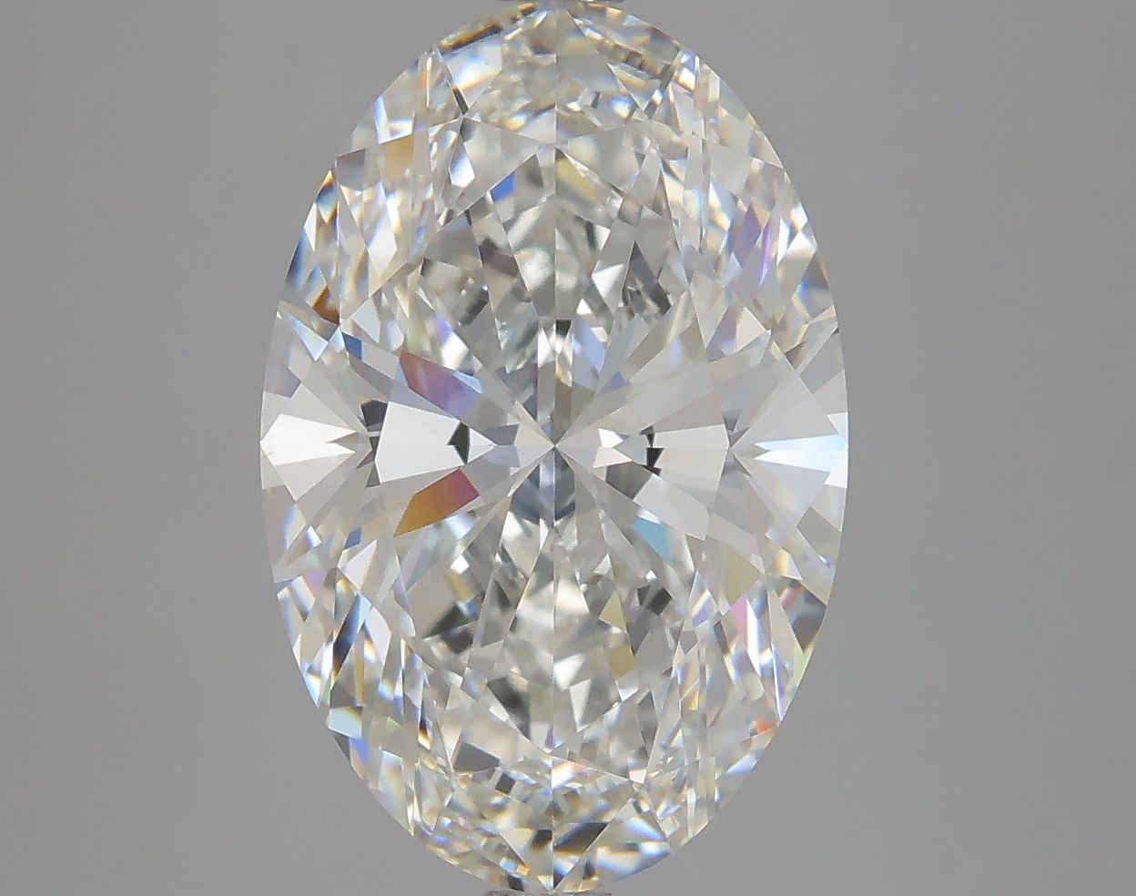 5.12 ct. oval Lab Grown Diamond front image