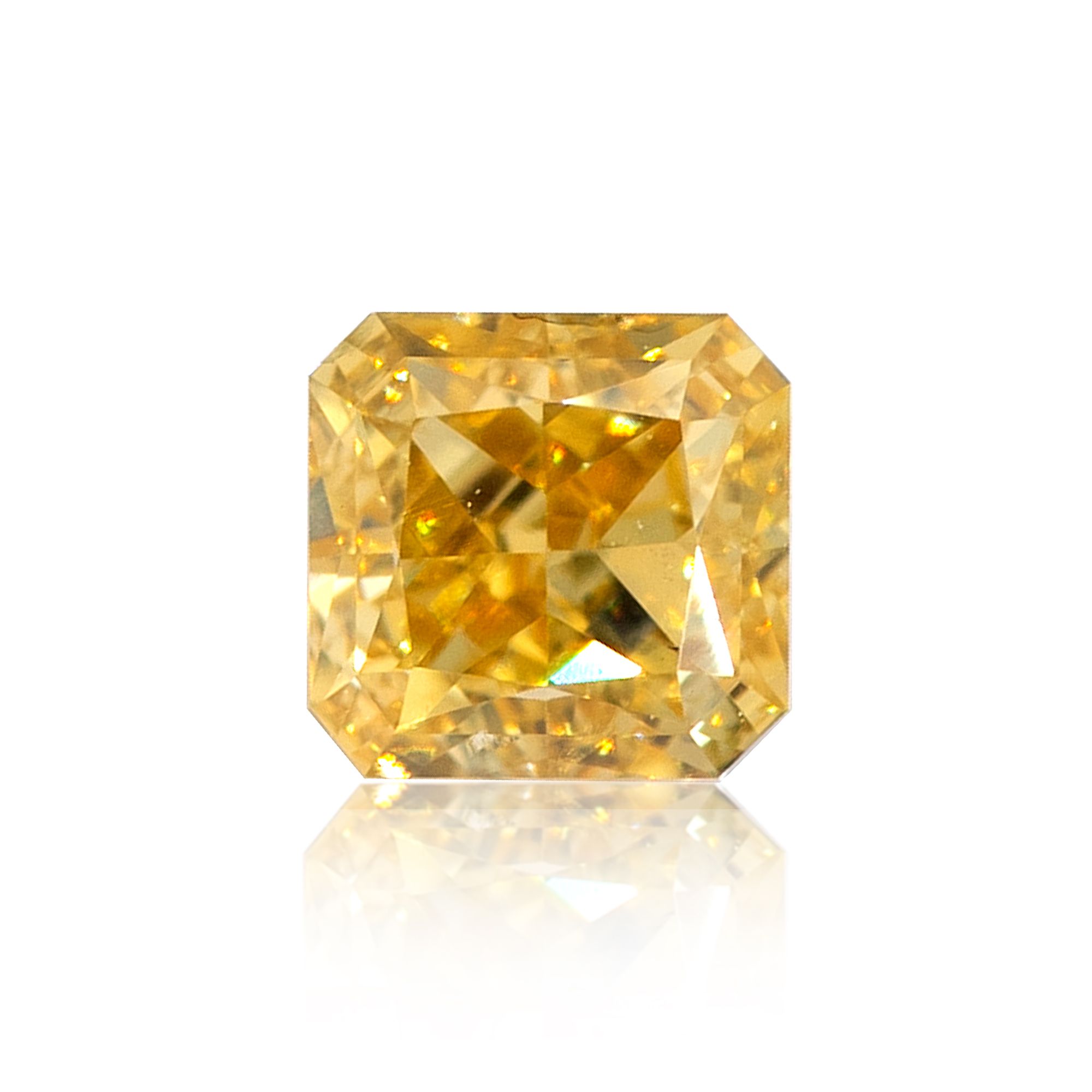 Diament 0.36 ct Fancy Intense Orangey Yellow/SI2