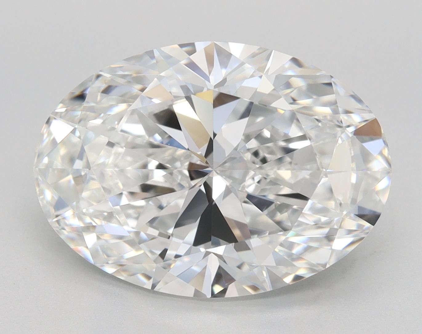 5.35 ct. oval Lab Grown Diamond front image
