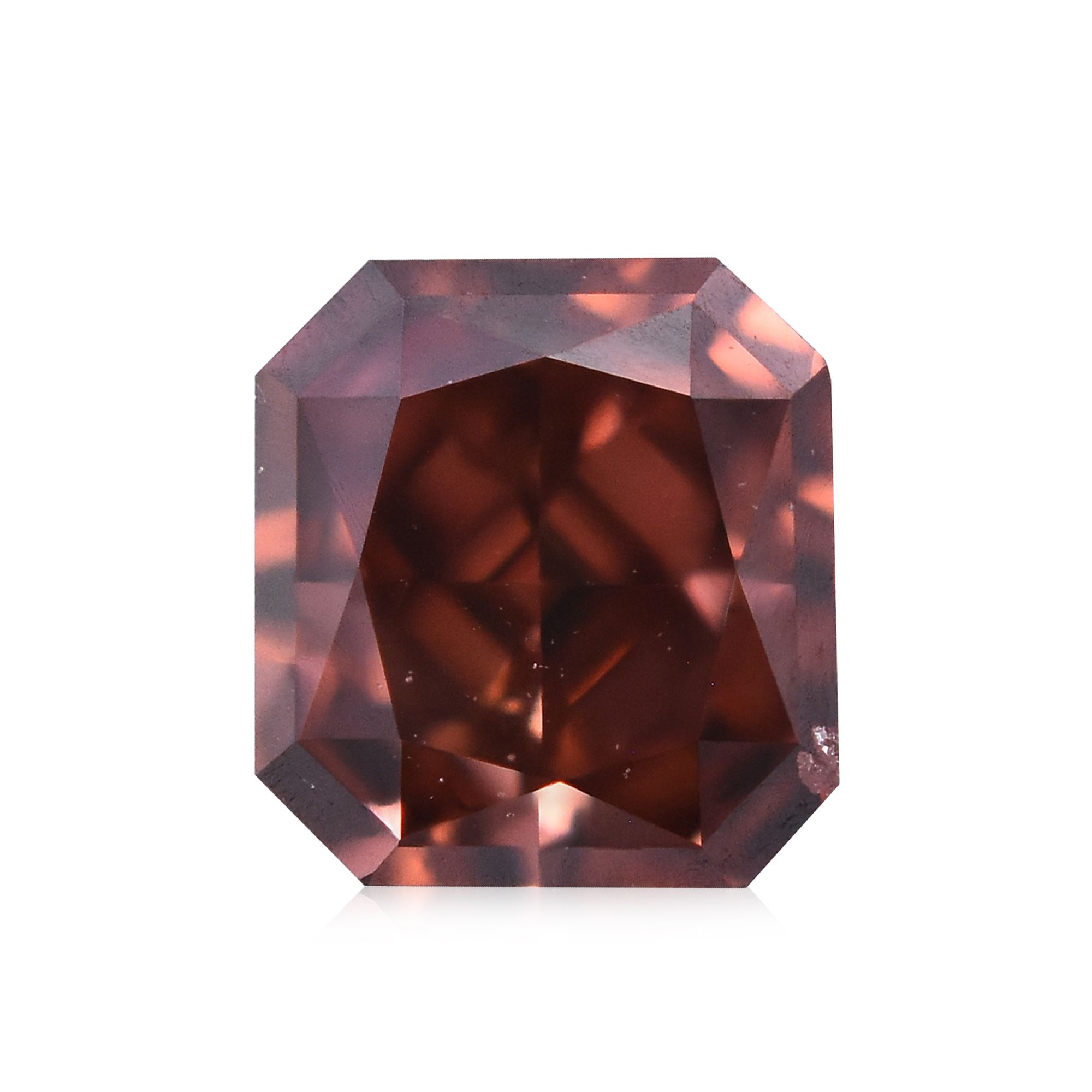 Diament 0.36 ct Fancy Deep Brownish Orangey Pink/SI1