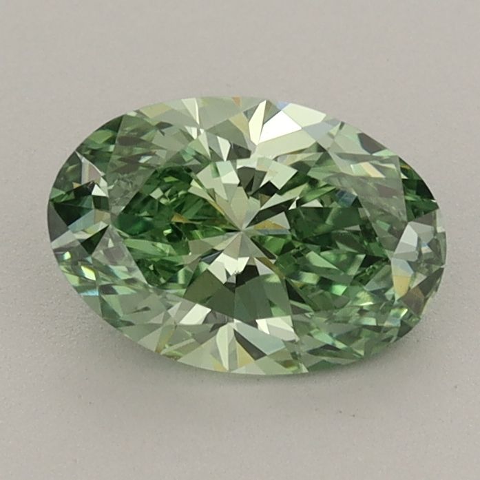 1.0 CT Fancy Vivid Green OVAL