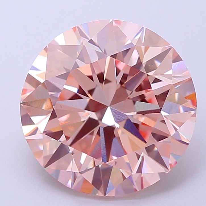 1.67 CT Fancy Intense Pink HEART