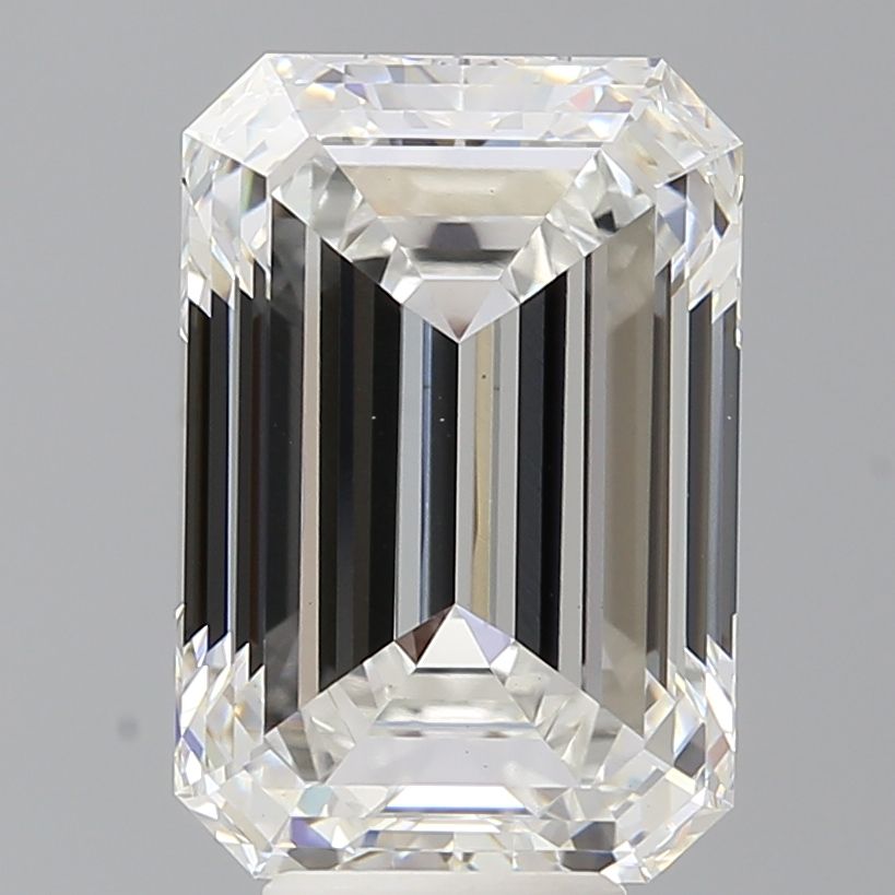 7.04 ct. emerald Lab Grown Diamond front image