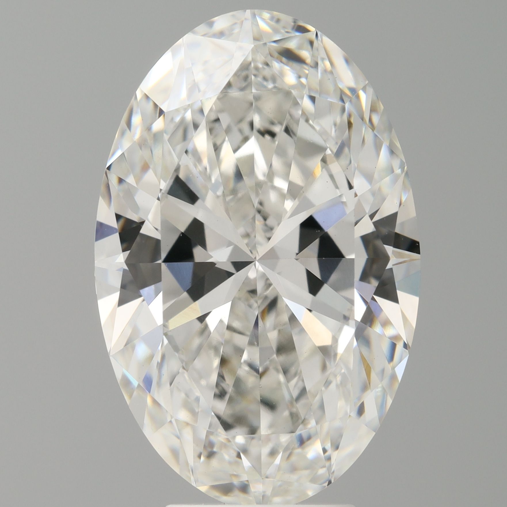 6.05 ct. oval Lab Grown Diamond front image