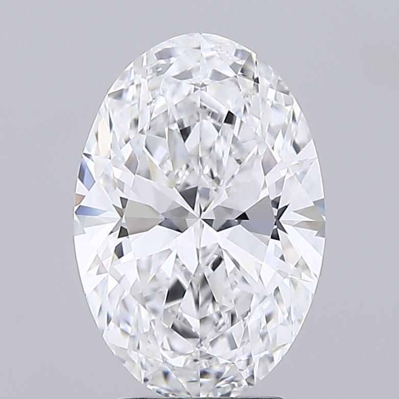 3.02 ct. oval Lab Grown Diamond front image