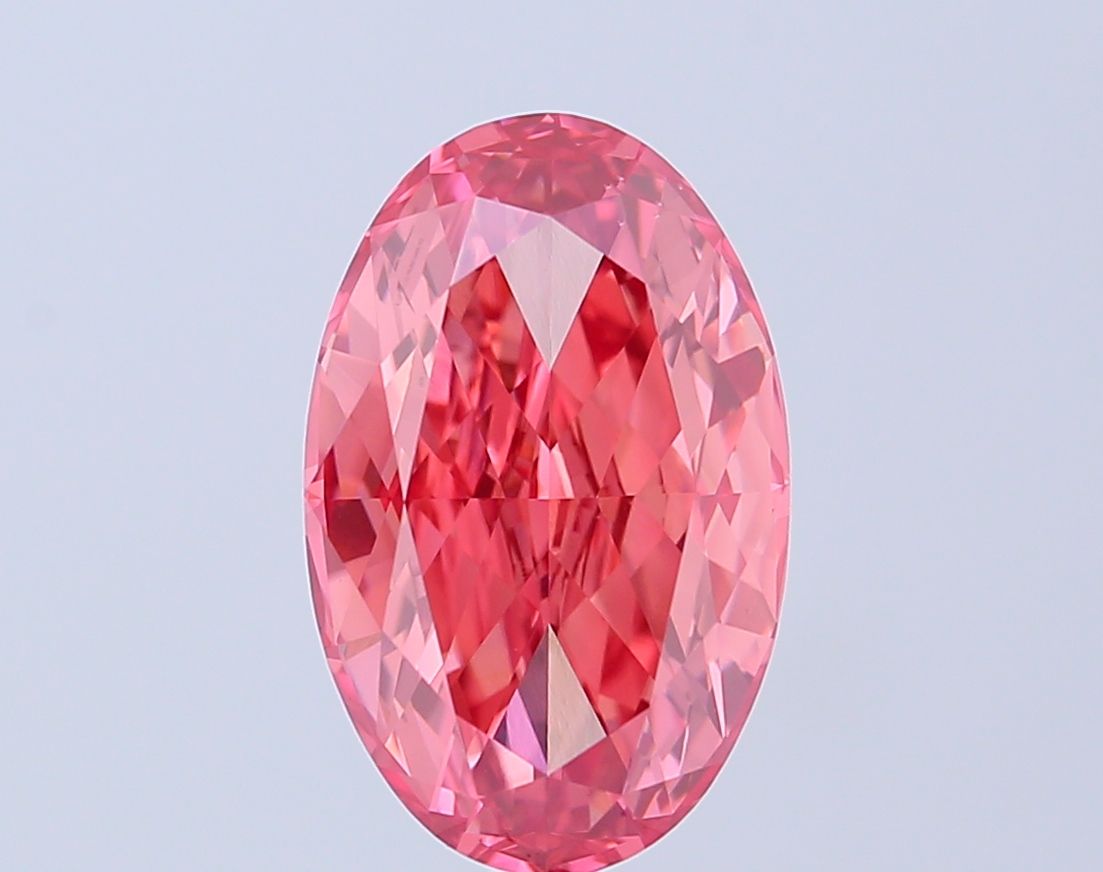5.07 ct. oval Lab Grown Diamond front image