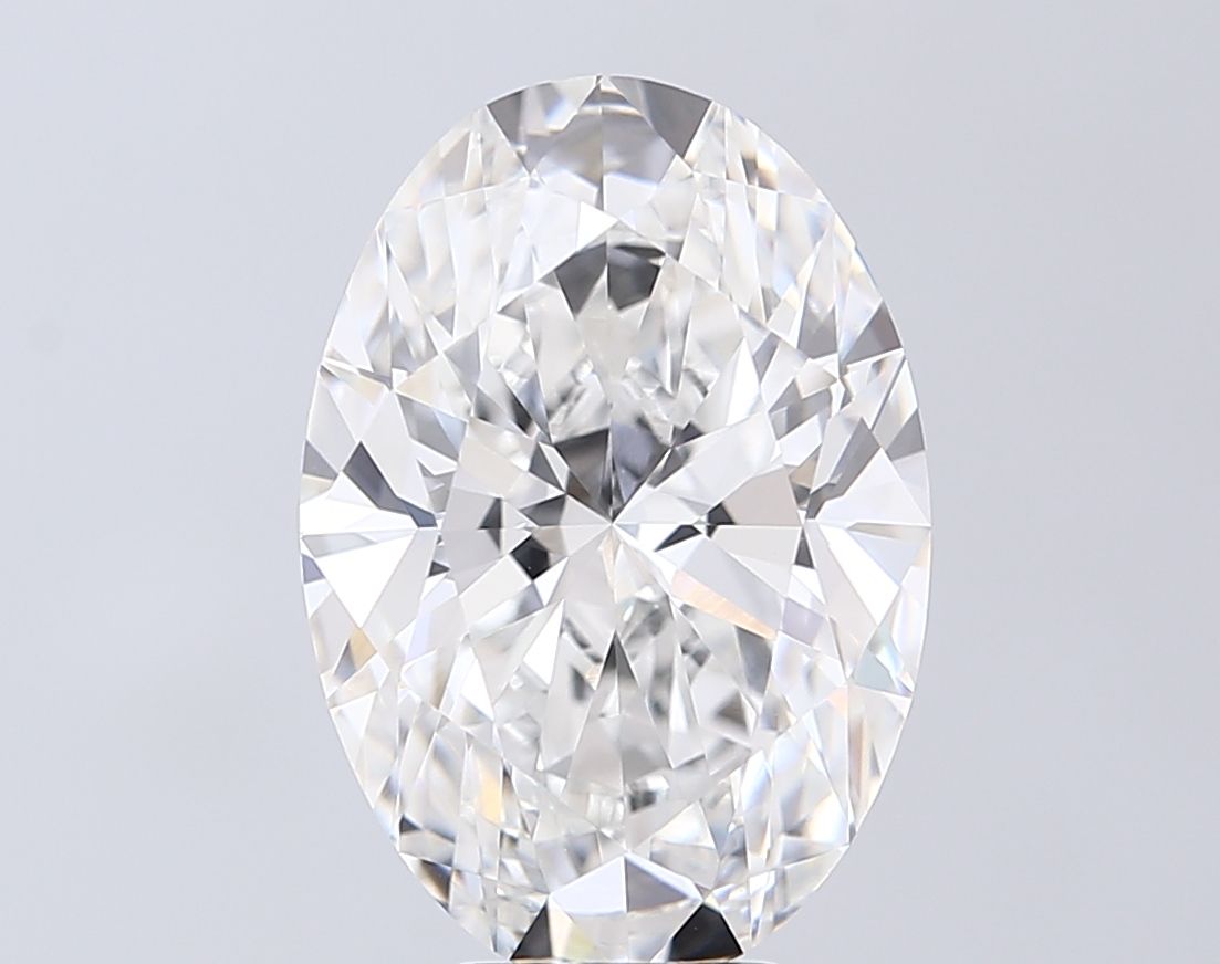6.09 ct. oval Lab Grown Diamond front image