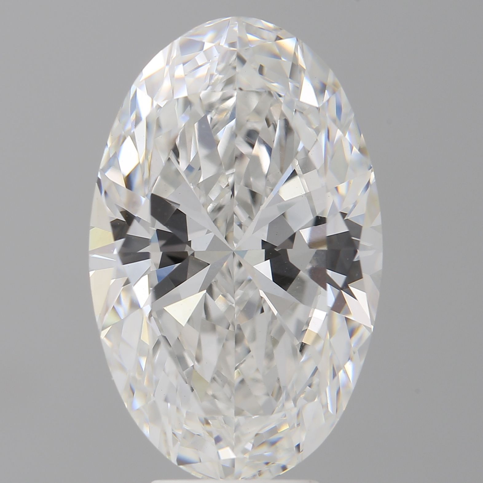 7.10 ct. oval Lab Grown Diamond front image