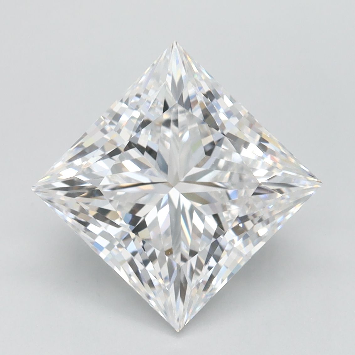 3.08 ct. princess Lab Grown Diamond front image