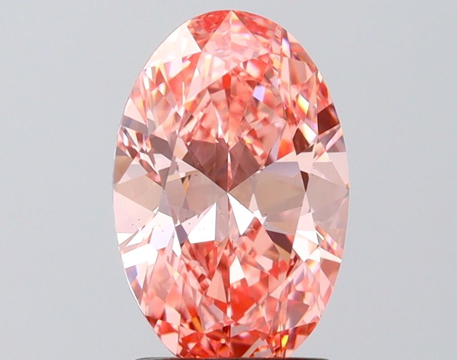 2.03 ct. oval Lab Grown Diamond front image
