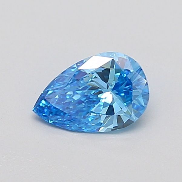 0.4 CT Fancy Vivid Blue PEAR