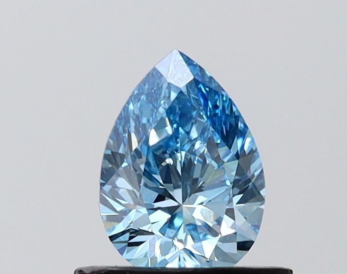 0.67 CT Fancy Vivid Blue PEAR