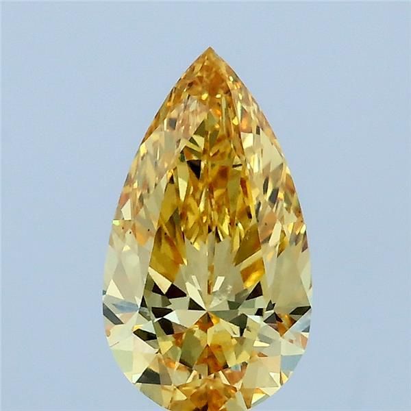 1.03 CT Fancy Vivid Yellow PEAR