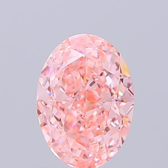 1.41 CT Fancy Vivid Pink OVAL