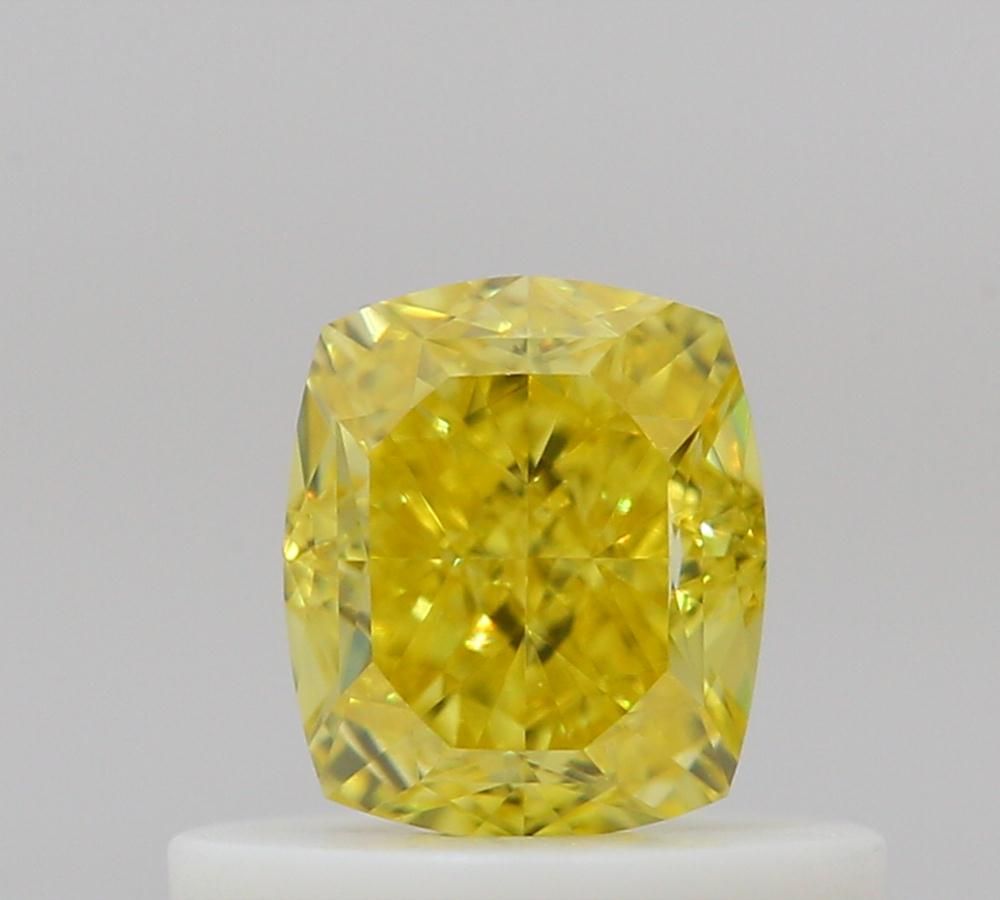 Diament 0.51 ct Fancy Vivid Yellow/VS1