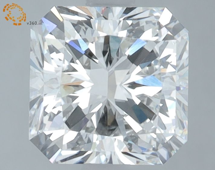 2.1 ct lab-grown Square radiant Diamond
