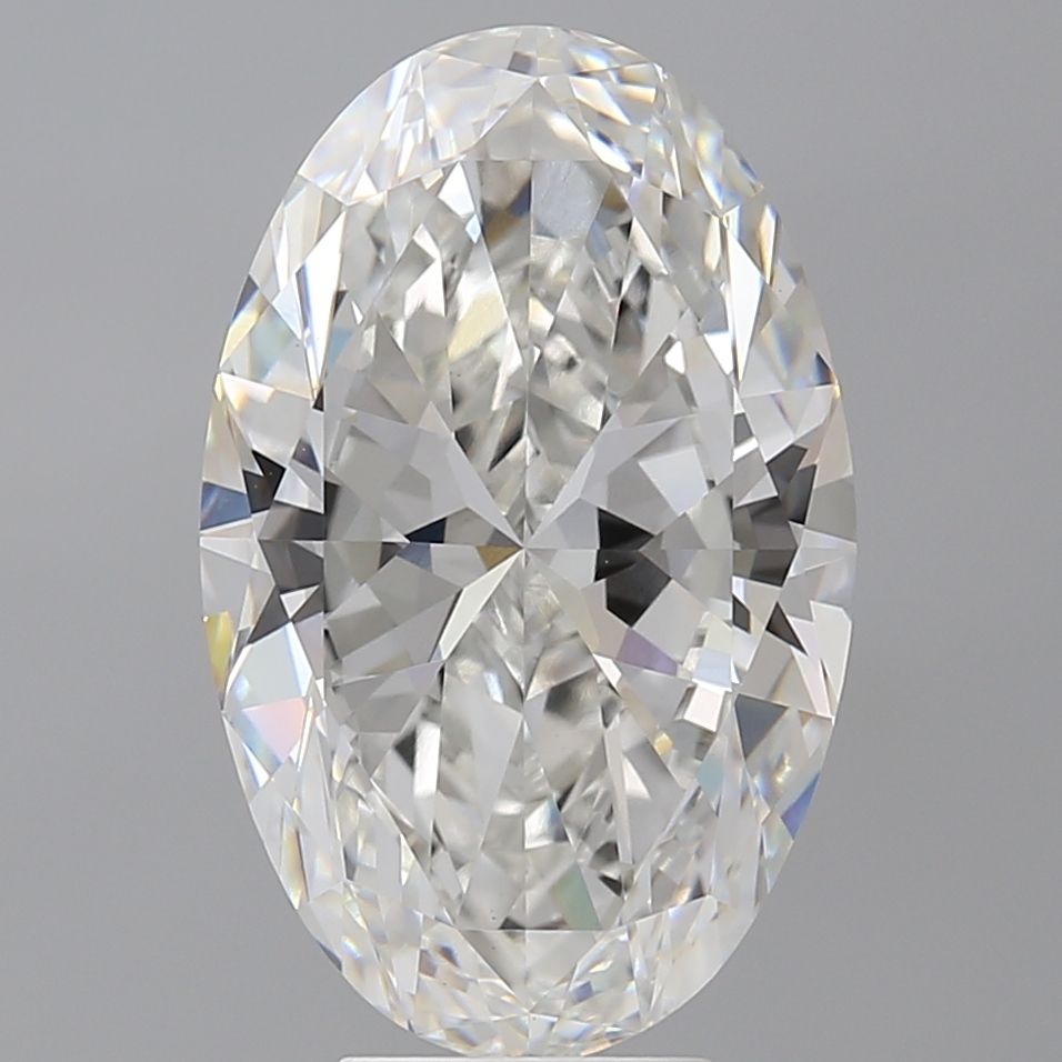 7.03 ct. oval Lab Grown Diamond front image