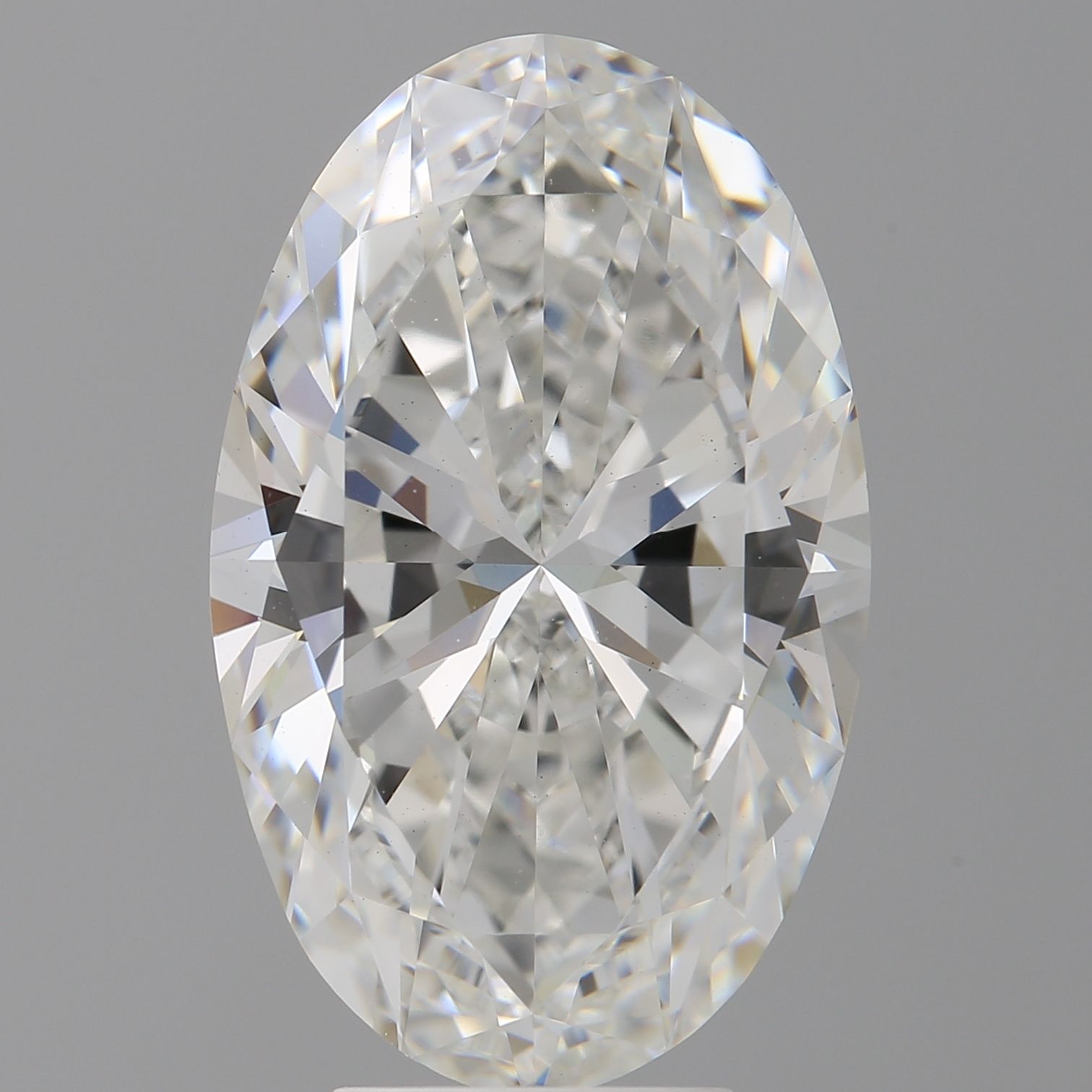 6.07 ct. oval Lab Grown Diamond front image