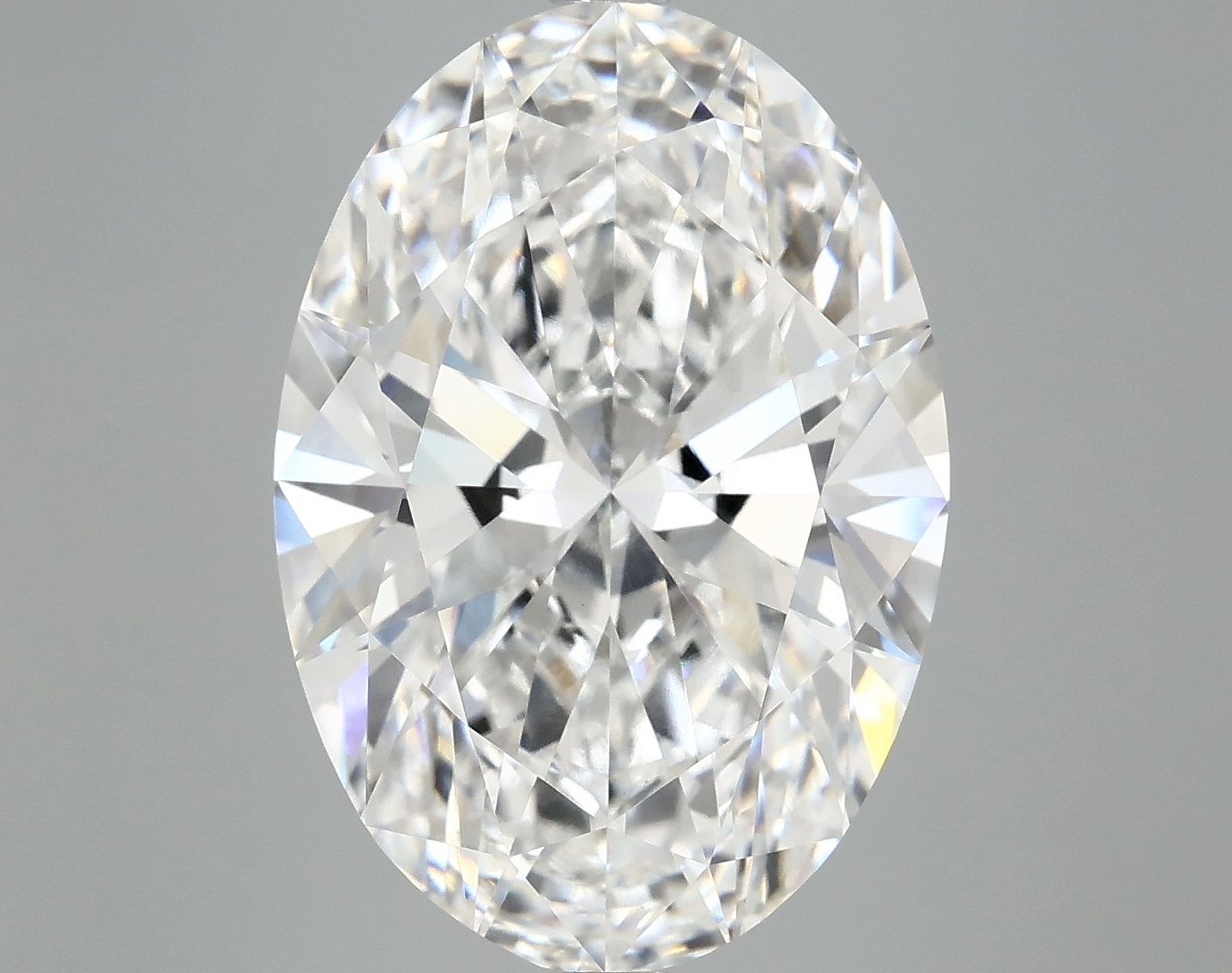 8.58 ct. oval Lab Grown Diamond front image