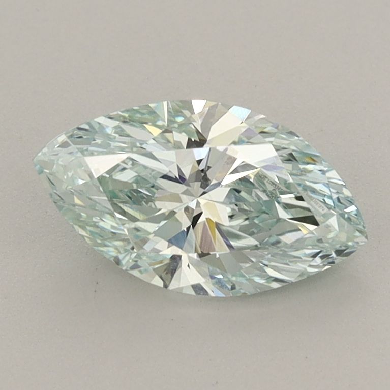 0.99 CT Fancy Intense Green MARQUISE