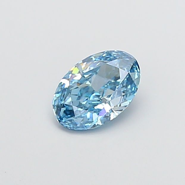 1.44 CT Fancy Vivid Blue OVAL